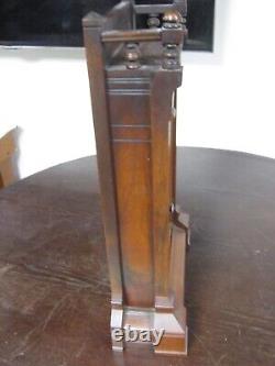 ANTIQUE EMPIRE SETH THOMAS ROSEWOOD SHELF CLOCK WITH ALARM Let's make a deal