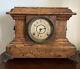 Antique Seth Thomas 8 Day Mantle Clock Adamantine Lion's Heads 1880's