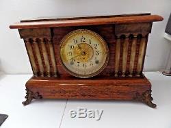 ANTIQUE SETH THOMAS 890 mvt ADAMANTINE CLOCK C. 1880s