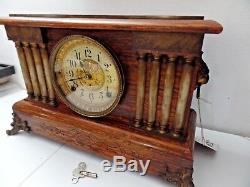 ANTIQUE SETH THOMAS 890 mvt ADAMANTINE CLOCK C. 1880s