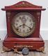 Antique Seth Thomas Adamantine Advance Model Long Alarm Mantel Clock C. 1909
