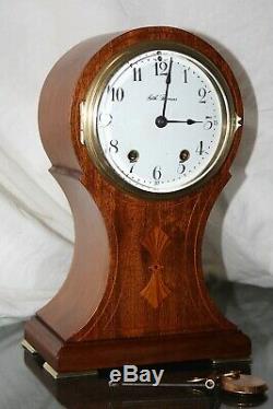 ANTIQUE SETH THOMAS CABINET MANTLE BALLOON CLOCK-Totally! -Restored- c/1906