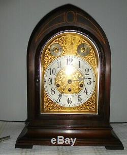 ANTIQUE SETH THOMAS CHIME CLOCK No. 70 WESTMINSTER CHIME 15 BEEHIVE/MANTLE