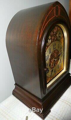 ANTIQUE SETH THOMAS CHIME CLOCK No. 70 WESTMINSTER CHIME 15 BEEHIVE/MANTLE