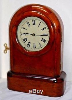 ANTIQUE SETH THOMAS PLYMOUTH CONNECTICUT 8 DAY CHIME CLOCK TUDOR No. 1 WORKING