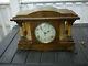 Antique Seth Thomas Shelf Mantle Clock Original Vg Shape Complete With Key