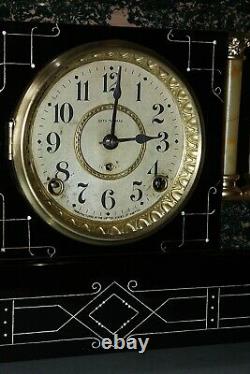 ANTIQUE SETH THOMAS SHELF MANTLE CLOCK-Totally! -Restored- c/1900 UNLISTED No. 1
