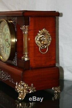 ANTIQUE SETH THOMAS SHELF MANTLE CLOCK-Totally! -Restored- c/1904-Model-PERU
