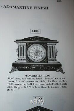 ANTIQUE SETH THOMAS SHELF MANTLE CLOCK-Totally! -Restored- c/1906