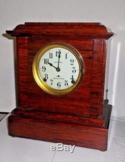 ANTIQUE SETH THOMAS SONORA ADAMANTINE 4 Bell WESTMINSTER CHIME CLOCK WORKING