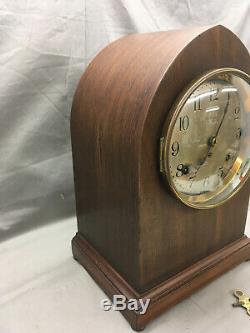 ANTIQUE SETH THOMAS SONORA CHIME MANTEL CLOCK 5 BELL Beehive 90B