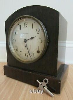 ANTIQUE SETH THOMAS clock beehive tombstone mantel key 89AL 8-day STRIKING