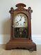 Antique Mantel Clock Seth Thomas Key Wind 1800's Beautiful Walnut
