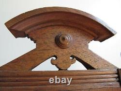 ANTIQUE mantel clock SETH THOMAS key wind 1800's BEAUTIFUL WALNUT