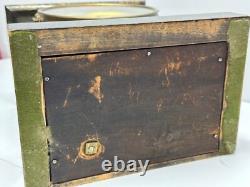 ATQ Seth Thomas Adamantine Mantel Bracket Shelf Clock RARE Damascus Finish 11