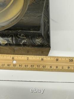 ATQ Seth Thomas Adamantine Mantel Bracket Shelf Clock RARE Damascus Finish 11