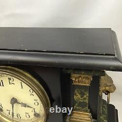 ATQ Seth Thomas  Mantle Clock Head Lions USA