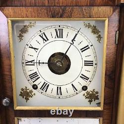 ATQ Seth Thomas Porthole Mantle Shelf Clock