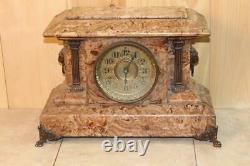 Amazing Antique Seth Thomas Butternut Adamantine Clock 1894