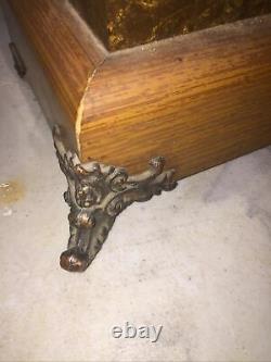 Amazing Antique Seth Thomas Oak Column Mantle Clock