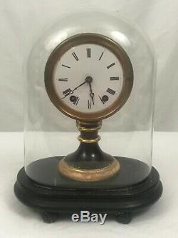 American Candlestick Clock with Dome. Seth Thomas & Sons. Late 19th Century