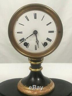 American Candlestick Clock with Dome. Seth Thomas & Sons. Late 19th Century