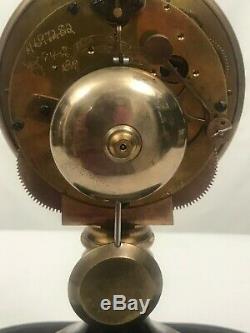 American Candlestick Clock with Dome. Seth Thomas & Sons. Late 19th Century