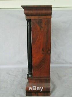Anitque 1860's Seth Thomas Column Model Shelf Clock with Mirror (Works)