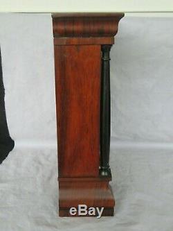Anitque 1860's Seth Thomas Column Model Shelf Clock with Mirror (Works)