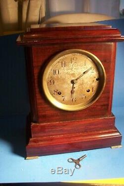 Anthique Seth Thomas Sonora 4 Bell Westminster Chimes Shelf Clock, L- D255