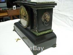 Antique 1800's Seth Thomas Adamantine Chime Mantle Clock