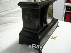 Antique 1800's Seth Thomas Adamantine Chime Mantle Clock