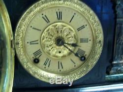 Antique 1800's Seth Thomas Adamantine Chime Mantle Clock