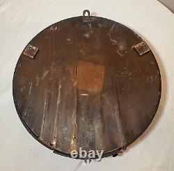 Antique 1800's Seth Thomas Jewelers wooden veneer wood advertisement wall clock