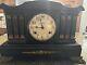 Antique 1800's Waterbury Mantle Clock Runs Video With Key Works