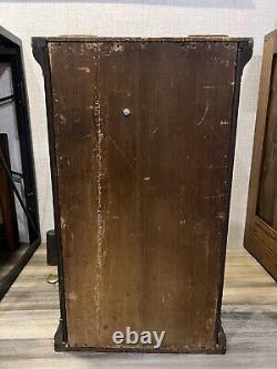 Antique 1800s Seth THOMAS Weight Driven Wooden COLUMN Clock PENDULUM MACHANICAL