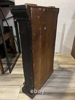 Antique 1800s Seth THOMAS Weight Driven Wooden COLUMN Clock PENDULUM MACHANICAL