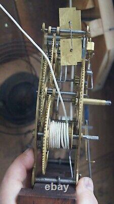 Antique 1830s 1840s EARLY Seth Thomas PILLARS Mantle Clock LYRE MOVEMENT