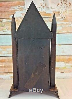 Antique 1860 Seth Thomas 8 Day Hour Chime Spring Mantel Clock Gothic Cathedral