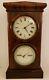 Antique 1879 Seth Thomas No. 3 Parlor 8 Day Double Dial Rosewood Calendar Clock