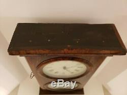 Antique 1879 SETH THOMAS No. 3 Parlor 8 Day Double Dial Rosewood Calendar Clock