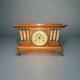 Antique 1880 Seth Thomas Victorian Brown Adamantine Wood Grain Mantel Clock