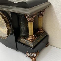 Antique 1880 Seth Thomas Adamantine Mantle Clock