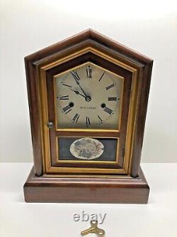 Antique 1880 Seth Thomas Victoria VP Clock, Desk Mantel or Shelf Clock No Res