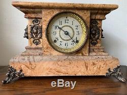 Antique 1880 Seth Thomas clock, Adamantine, has pendulum UPDATE. Found the key