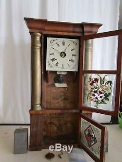 Antique 1880's Seth Thomas Eight Day Brass Clock Mantel Clock ++ A Must See