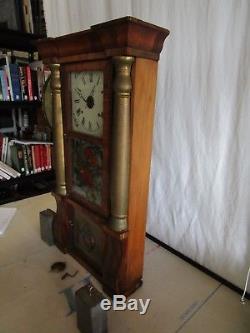 Antique 1880's Seth Thomas Eight Day Brass Clock Mantel Clock ++ A Must See