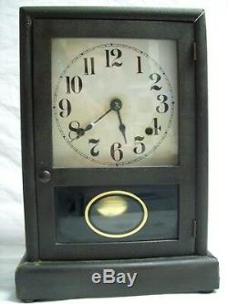 Antique 1900-05 Seth Thomas Cottage Shelf/Mantle Chime Clock with Key