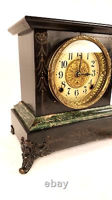 Antique 1900 Seth Thomas Sussex Adamantine Mantel Clock