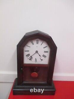 Antique- 1900's- SETH THOMAS-Mahogany- Octagon - Clock - Works